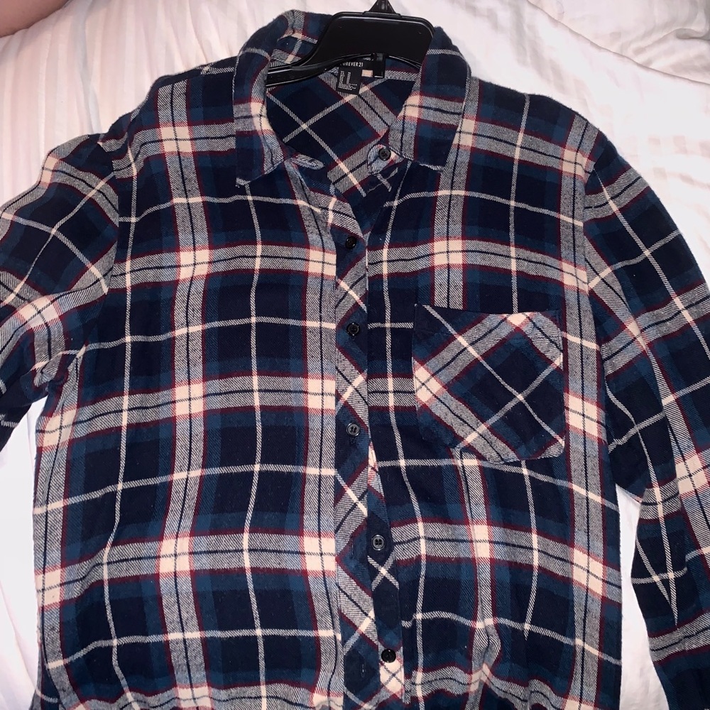 Plaid Forever 21 Flannel Top